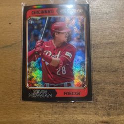 2023 HERITAGE KEVIN NEWMAN BLACK CHROME NUMBERSED/74 CARD