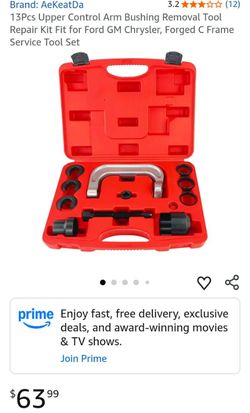 Bushing removal tool kit