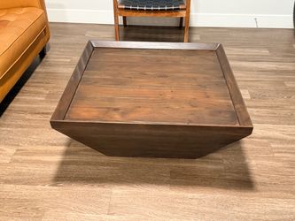 Wood Wedge Coffee Table