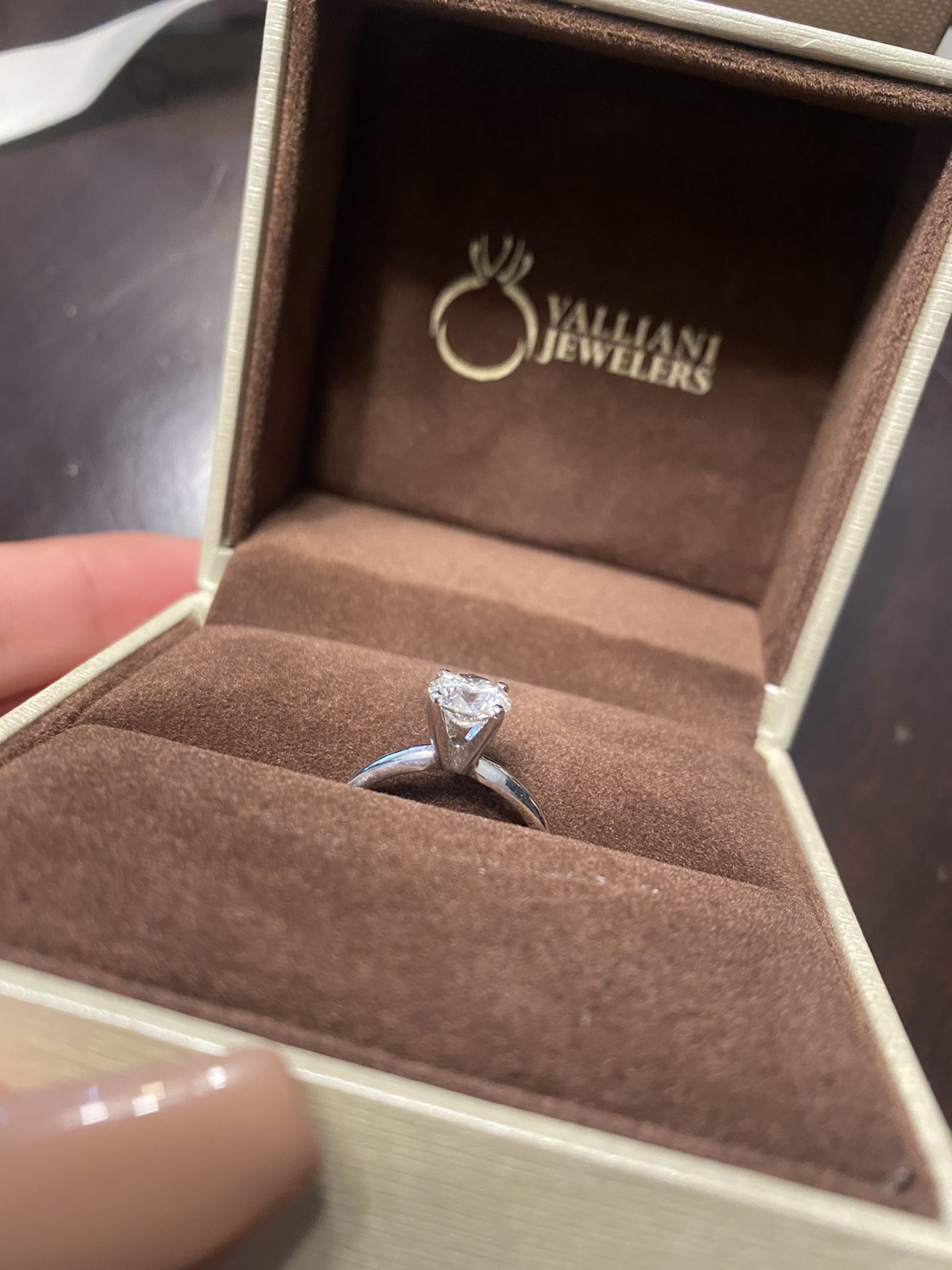 1.16 Round Brilliant Diamond Ring
