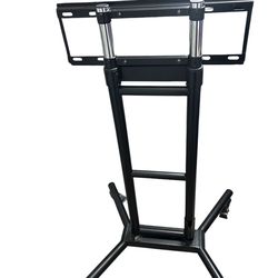 Large heavy study audio mobile tv on wheel cart/stand