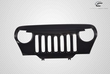 Blemished 1997-2006 Jeep Wrangler Carbon Creations Predator Grille - 1 Piece (S)