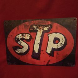 12" By 8" Retro STP Aluminum Sign