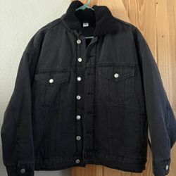 H&M Black Denim Jacket