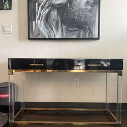 Everly Quinn Console Entry Bookshelf Table