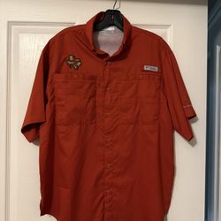 Houston Astros Columbia Button Up