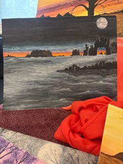 Hand painted water color paintings