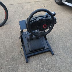 Wheel Stand for PC or Console, incl. Logitech Gran Turismo Wheel