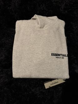 Essentials Light Oatmeal Pullover Hoodie