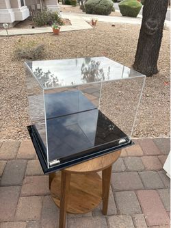 Acrylic Display Case with Black Base