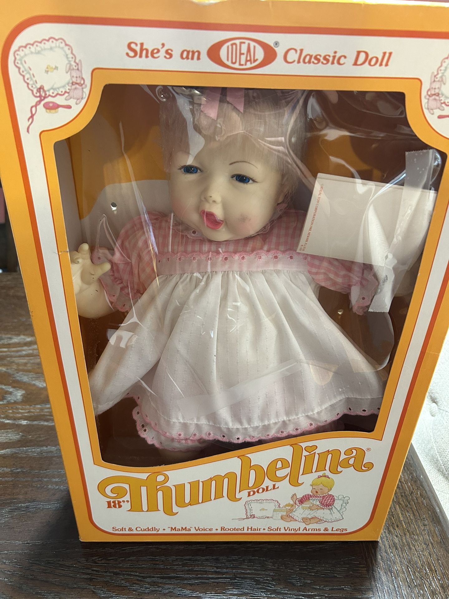 Vintage 1982 Thumbelina Doll – Original Packaging (IDEAL Classic Doll)