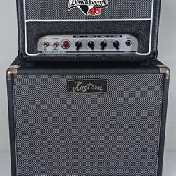 Black heart Little Giant 5 Head and Kustom Defender 112 Speaker