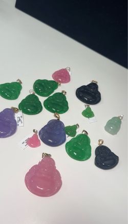 14KT Jade Buddha’s