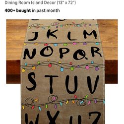Stranger Things Table Runner for Party