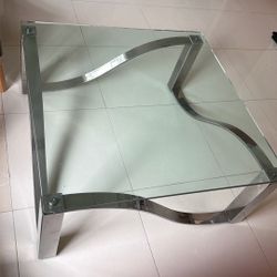 Designer Glass Table From Melrose Place, CA Purchased For 3k 