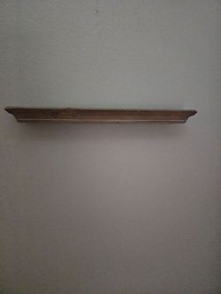 Rustic Wood Wall Shelf