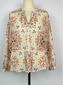Joie Collarless Blouse