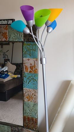 Dresser, Ottoman, mirror, table, safe, lamp And More