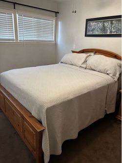 Real wood bedroom set