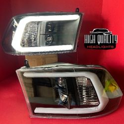 Dodge Ram 2009. 2018 headlights.