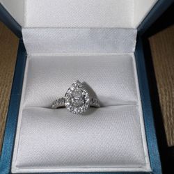 Natural 1.25ct Diamond Engagement Ring