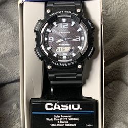 Casio solar powered men’s watch in the box 
