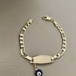 Pulsera En Oro italiano  Para Bebe O Niña