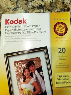 Kodak ultra premium photo paper