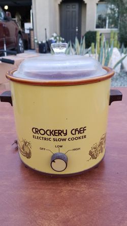 Rival 33551 Vintage Crock Pot 5 Quart Slow Cooker Stoneware Glass Top for  Sale in Seffner, FL - OfferUp