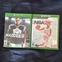 xbox madden 18 and NBA2k21