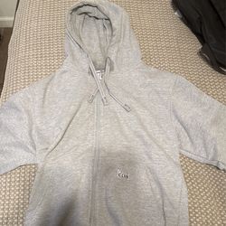 Grey Pro club Zip Up Hoodie
