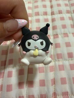 Cute black & white Kuromi charm