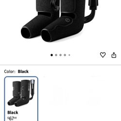 Dad Mom Men Women Christmas Mothers Day, Fathers Day, Air Compression Massager with Heat for Foot, Leg, Calf, Thigh, Knee, Helpful for Vericose Veins,