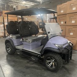 New 4 Seat Golf Cart Lithium Battery 8 Year Warranty We Offer 3.9 APR Turbo Powersports