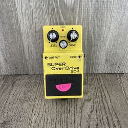 Boss SD-1 Super Overdrive Guitar Effects Pedal 