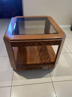 Wooden End Table