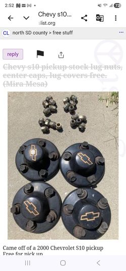 Chevy wheel caps for 1990-99 Available if Posted