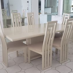 Dining Table With  Six Chairs