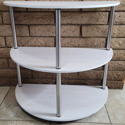 White Console Table 3 Tier