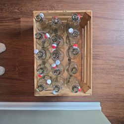 15 Italian Glass Water Bottles