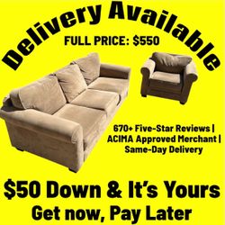 Sofa Couch Loveseat Set Sectional