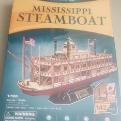 Mississippi Steamboat 3D Puzzle