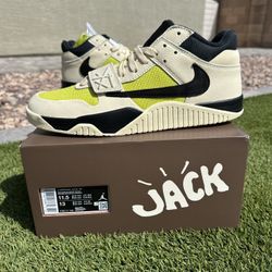 Air Jordan Jumpman Jack TR Travis Scott Bright Cactus NEW/SNKRS RECEIPT SIZE: 11.5 $300 FIRM ONLY!
