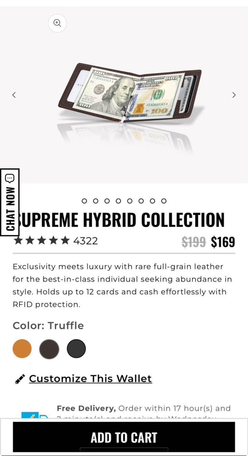 Kings Loot Luxury leather wallet