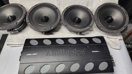 Audiopipe 4 channel & Four 6.5s