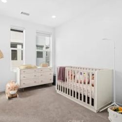 West Elm Crib, Conversion Set, And Newton Mattress 