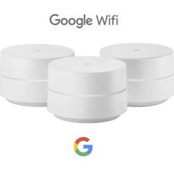 Google WiFi Mesh Router System (3 Pack) – Model NLS-1304-25 – Great Condition