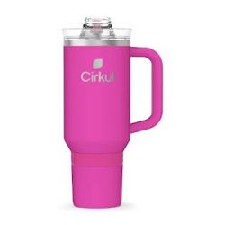 Cirkul 40oz. Brink Stainless Steel Tumbler with Handle, All-Day StrawSipâ„¢, Double-Wall Insulated