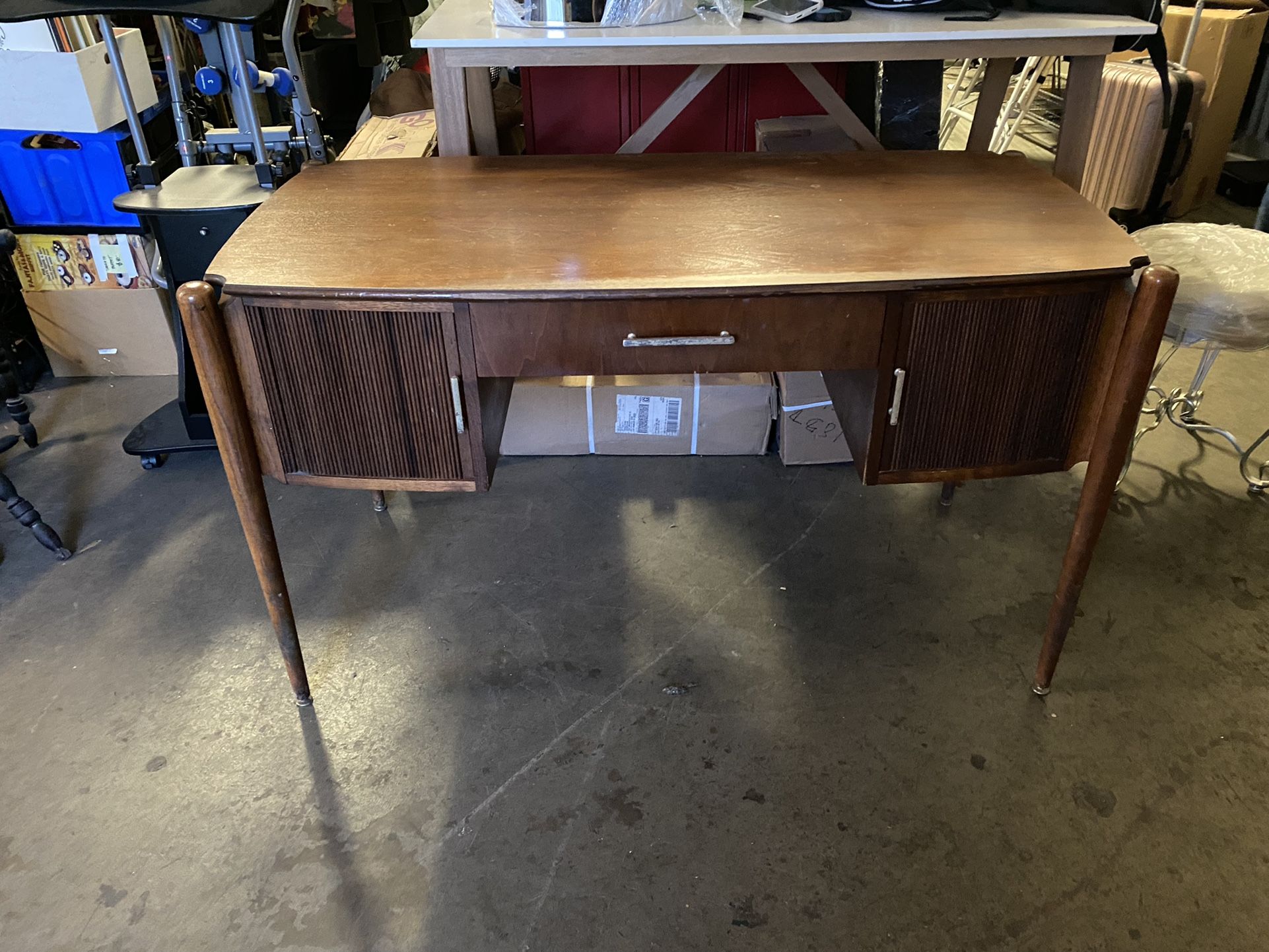 Desk with Tambour Doors by Sligh-Lowry