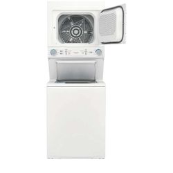 Frigidaire FLCG7522AW 27" Gas Laundry Center with 3.9 cu. ft. Washer Capacity, 5.6 cu. ft. Dry Capacity, 10 Wash Cycles, 10 Dry Cycles, in White $800
